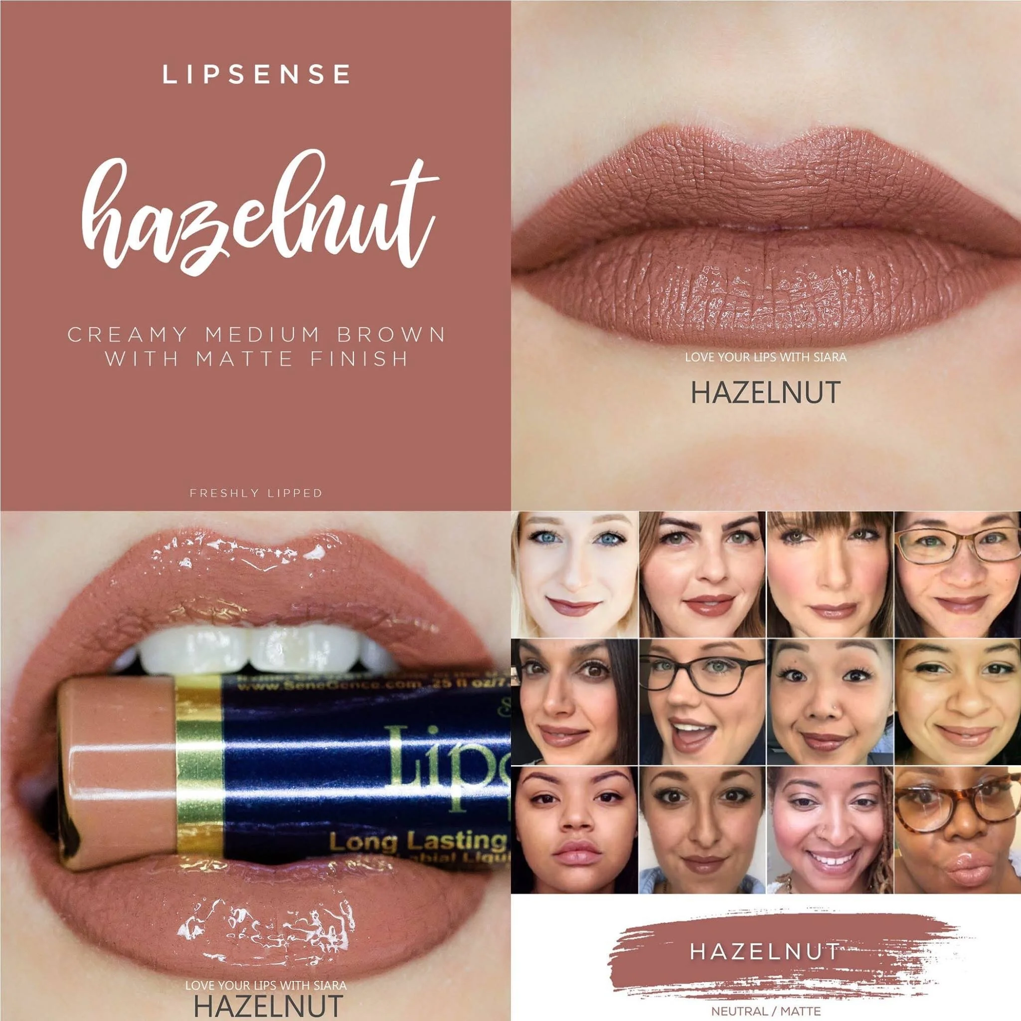 HAZELNUT LIPSENSE® — Rochelle Valle